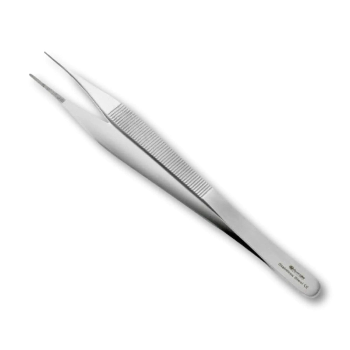 Dissecting forceps - 12cm - Without claws - Ribbed jaws - Stainless steel - My Podologie