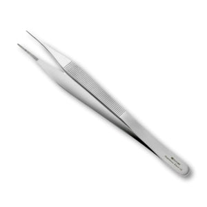 Dissecting forceps - 12cm - Without claws - Ribbed jaws - Stainless steel - My Podologie