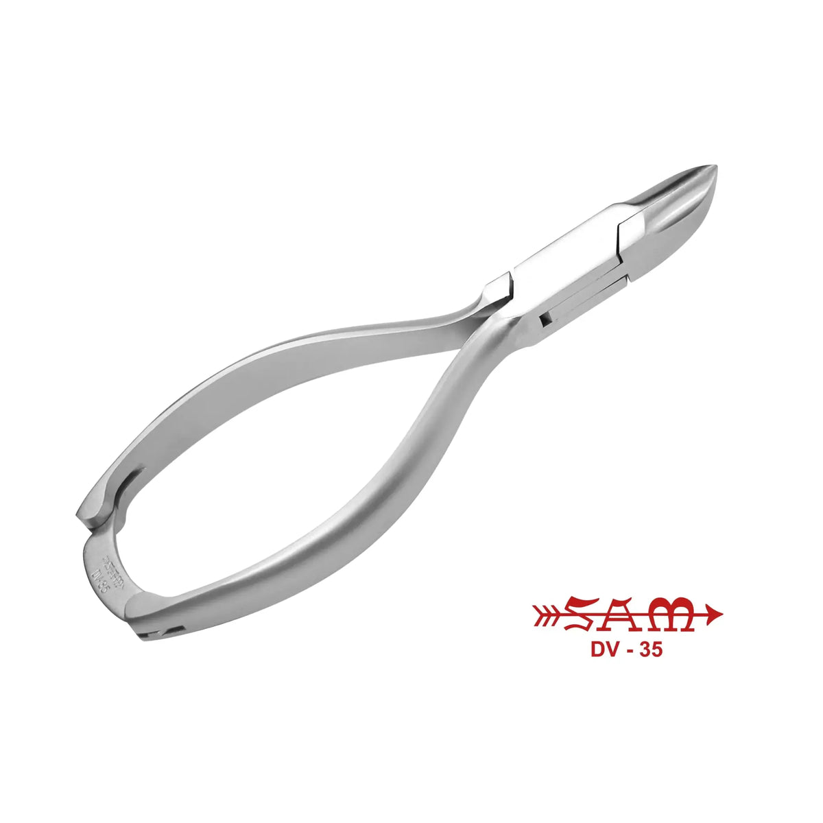 Nail pliers - Stainless steel - Satin finish - Straight cut - Tapered jaws - 13.5 cm - Sam Sam 