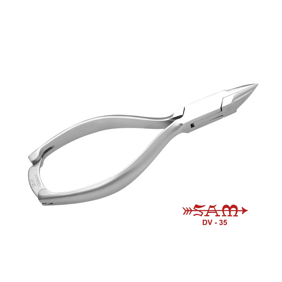 Nail pliers - Stainless steel - Satin finish - Straight cut - Tapered and thin jaws - 13.5 cm - Sam Sam 
