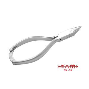 Nail pliers - Stainless steel - Satin finish - Straight cut - Tapered and thin jaws - 13.5 cm - Sam Sam 