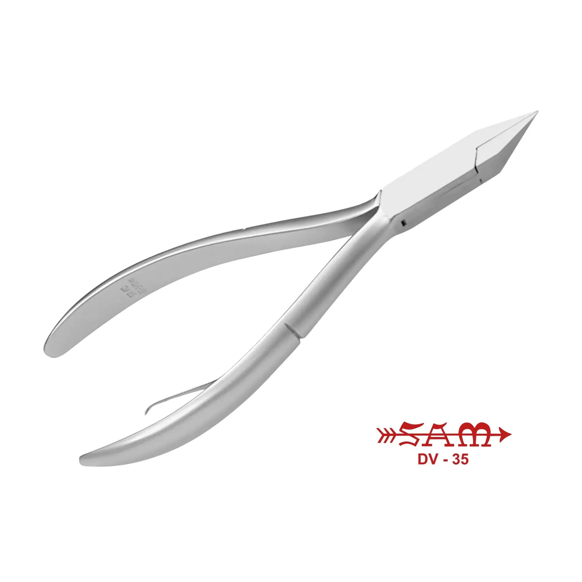 Nail pliers - Stainless steel - Satin finish - Straight cut - Flat jaws - 13 cm - Sam Sam 