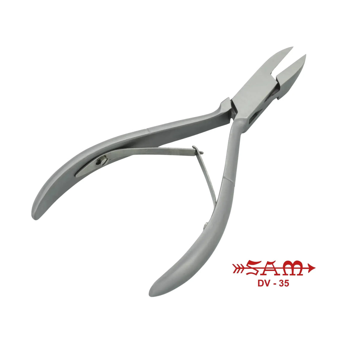 Nail pliers - Stainless steel - Satin finish - Straight cut - Flat and rounded jaws - 13 cm - Sam Sam 