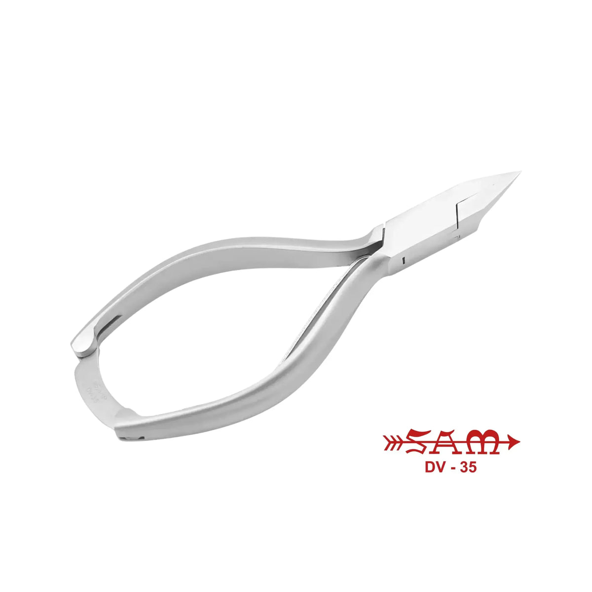 Nail pliers - Stainless steel - Satin finish - Straight cut - Flat and thin jaws - 13.5 cm - Sam Sam 