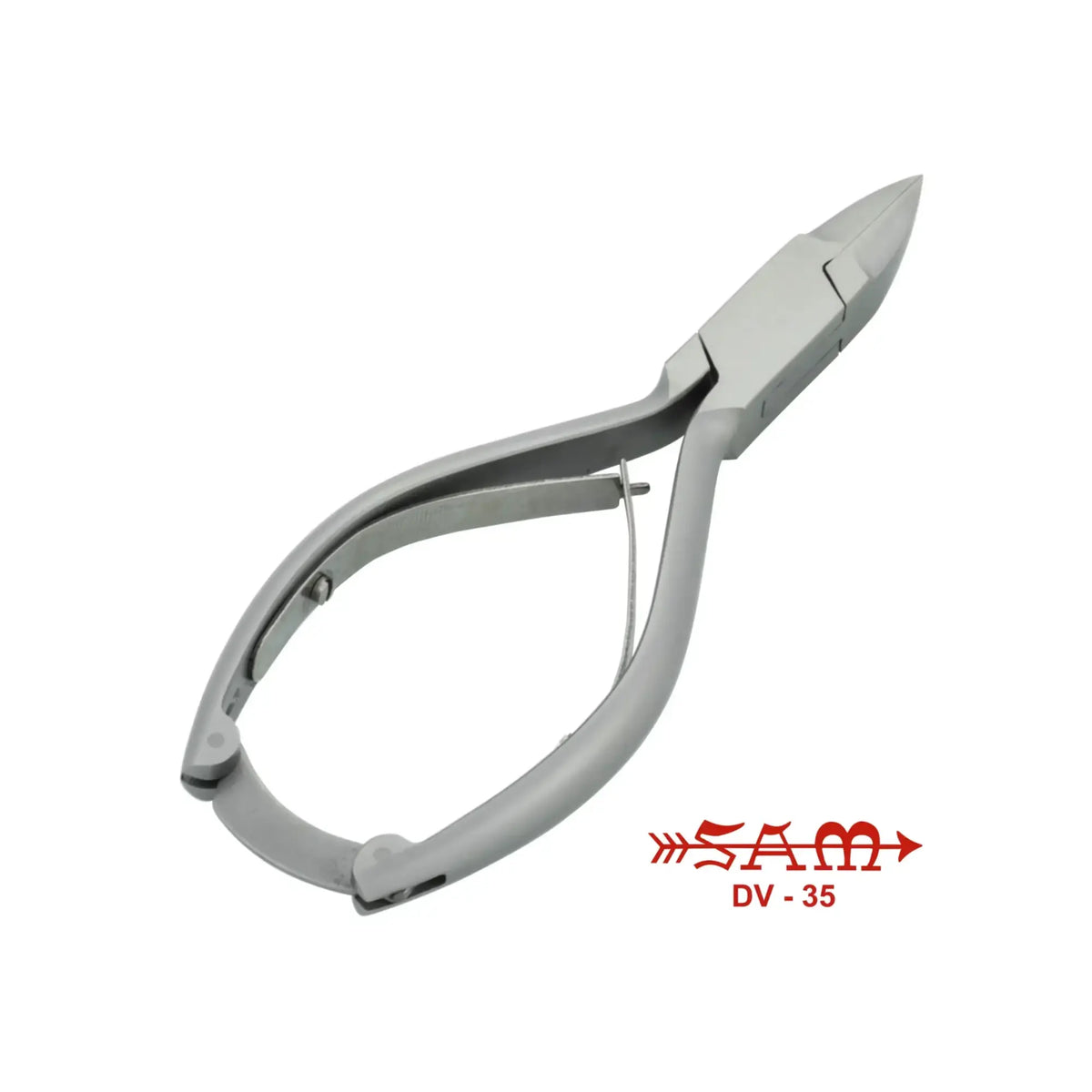 Nail pliers - Stainless steel - Satin finish - Straight cut - Dead tapered - 13.5 cm - Sam Sam 