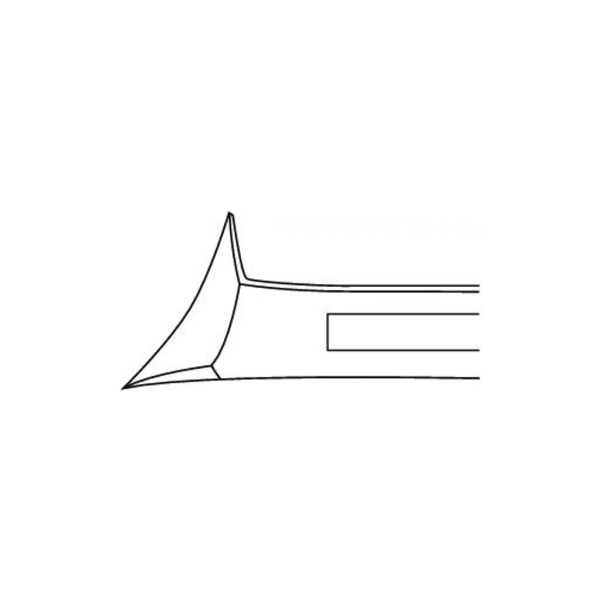 Nail pliers - Concave cut - 13.5 cm - Aesculap - HF210R Aesculap