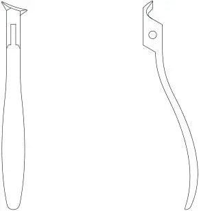 Nail pliers - Concave cut 15 mm - 11 cm - Ruck Ruck