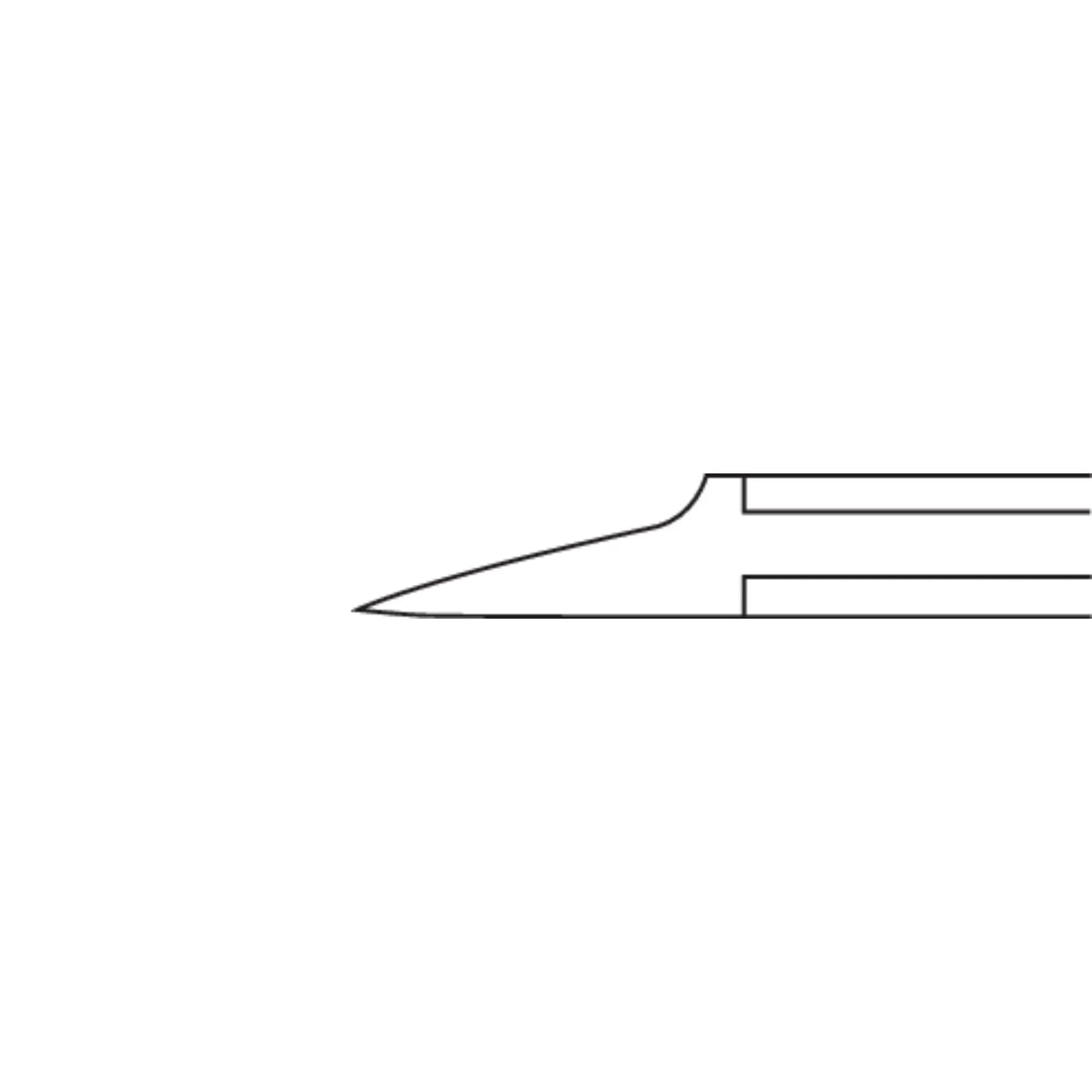 Nail pliers - Straight cut 13 mm - Flat and thin jaws - 10 cm - Ruck Ruck 