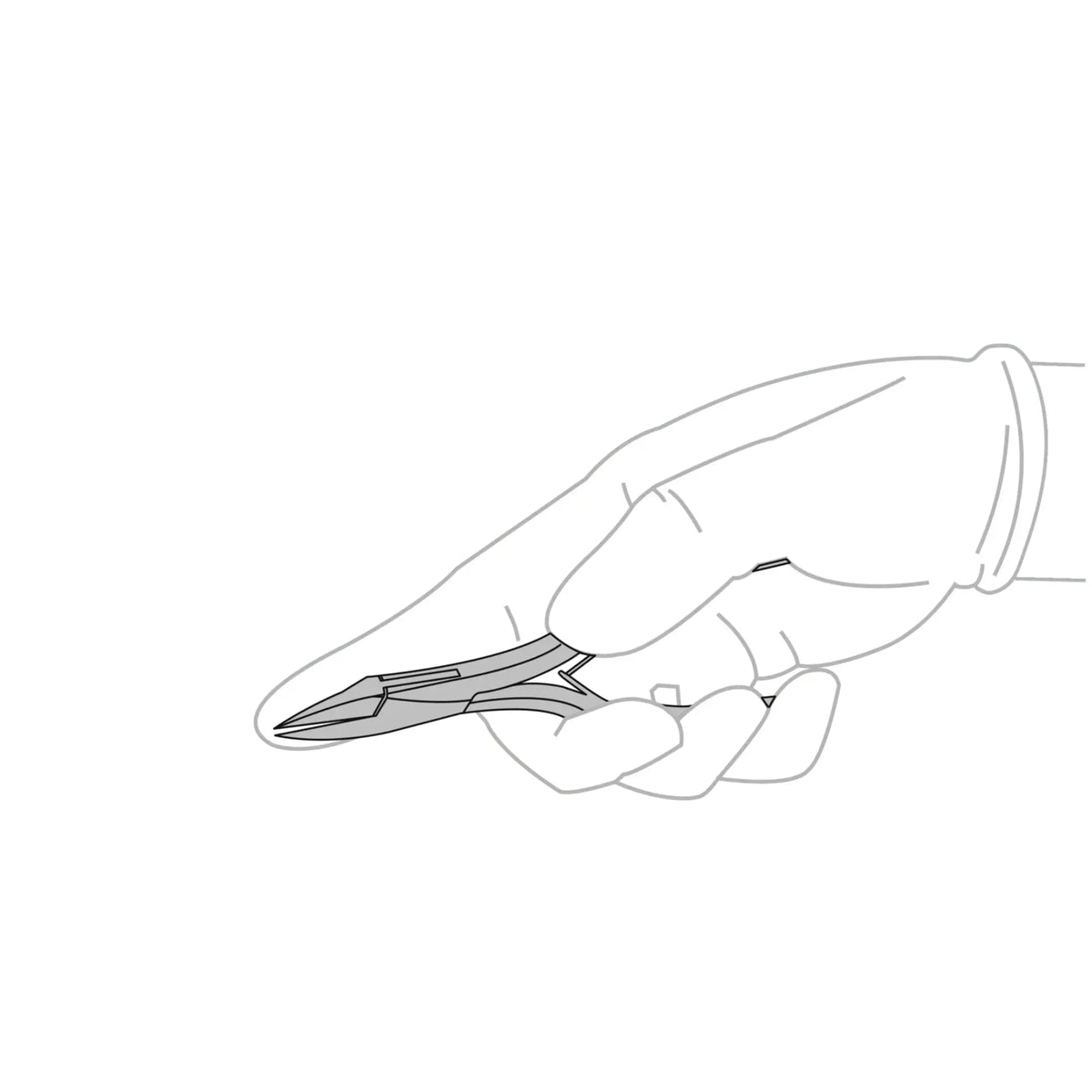 Nail pliers - Straight cut 15 mm - Tapered jaws - 11.5 cm - Ruck Ruck 