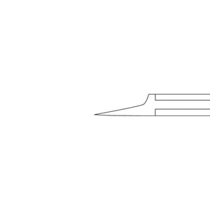 Nail pliers - Straight cut 19 mm - Flat and thin jaws - 15 cm - Ruck Ruck 