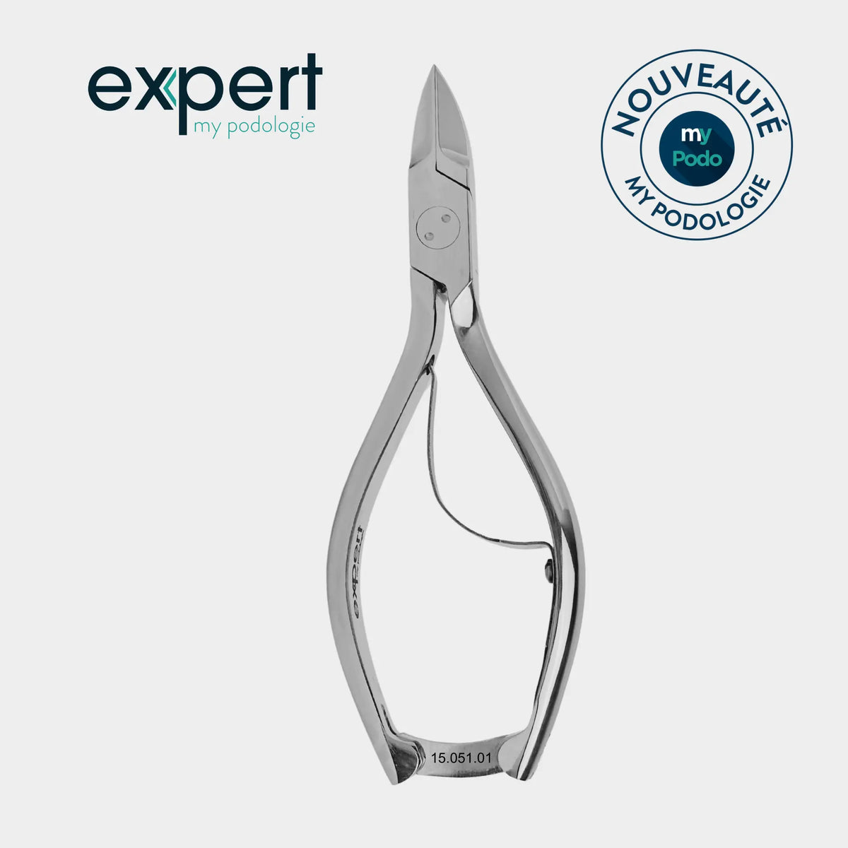 Nail pliers - Straight cut - 20 mm - Very tapered jaws - Expert by My Podologie Expert 