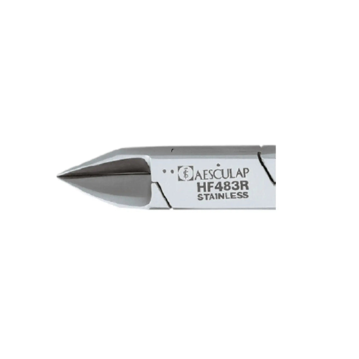 Alicate para uñas - Corte recto - Bocas muy finas - 13 cm - Aesculap - HF483R