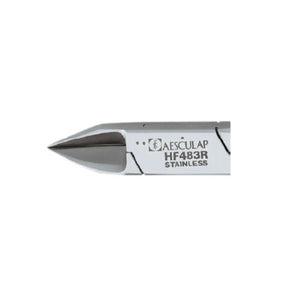 Alicate para uñas - Corte recto - Bocas muy finas - 13 cm - Aesculap - HF483R