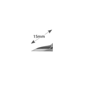 Alicate para uñas - Corte recto - Bocas muy finas - 13 cm - Aesculap - HF483R Aesculap 