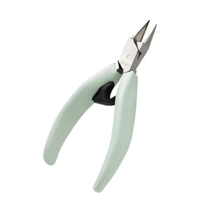 Alicate para uñas ergonómico - Verde - Corte recto 20 mm - Bocas planas finas - 13 cm - Acero inoxidable - Akori - My Podologie