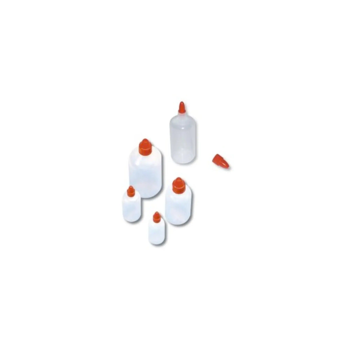 Red cap wash bottle - With dropper - My Podologie