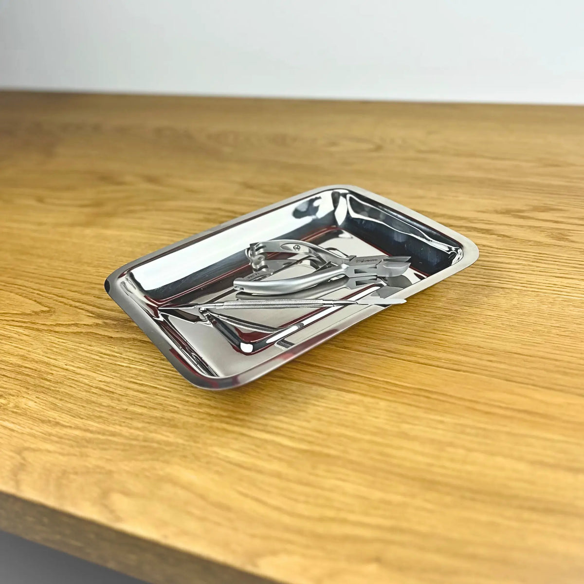 Tray for instruments - Stainless steel - 3 dimensions - Essential by My Podologie