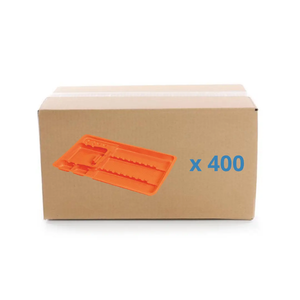 Single-use care trays with compartments - 3 formats - Box of 400 My Podologie 