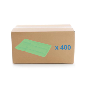 Single-use care trays with compartments - 3 formats - Box of 400 My Podologie 