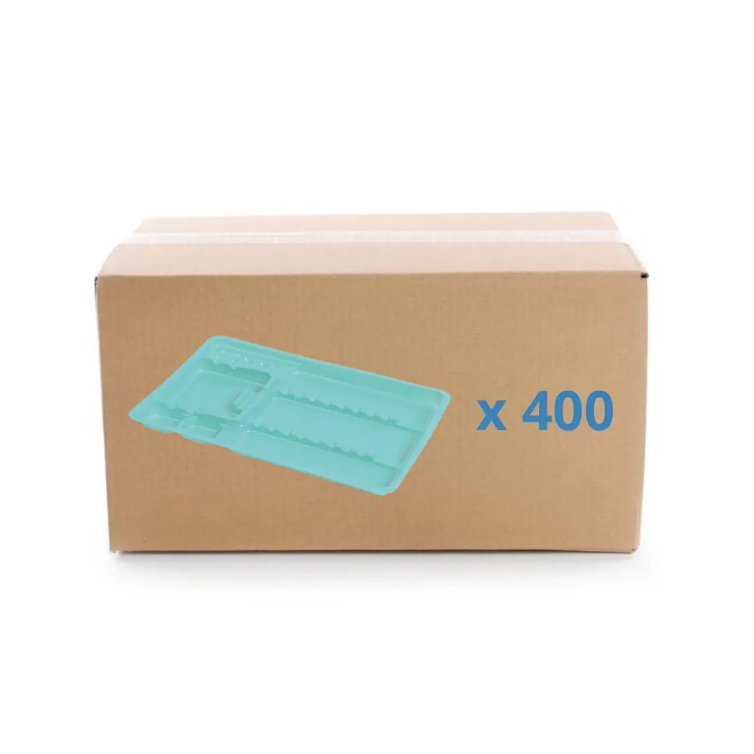 Single-use care trays with compartments - 3 formats - Box of 400 My Podologie 