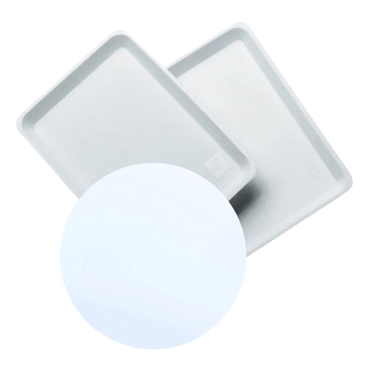 50 single-use care trays with smooth or structured bottoms - 5 formats My Podologie 