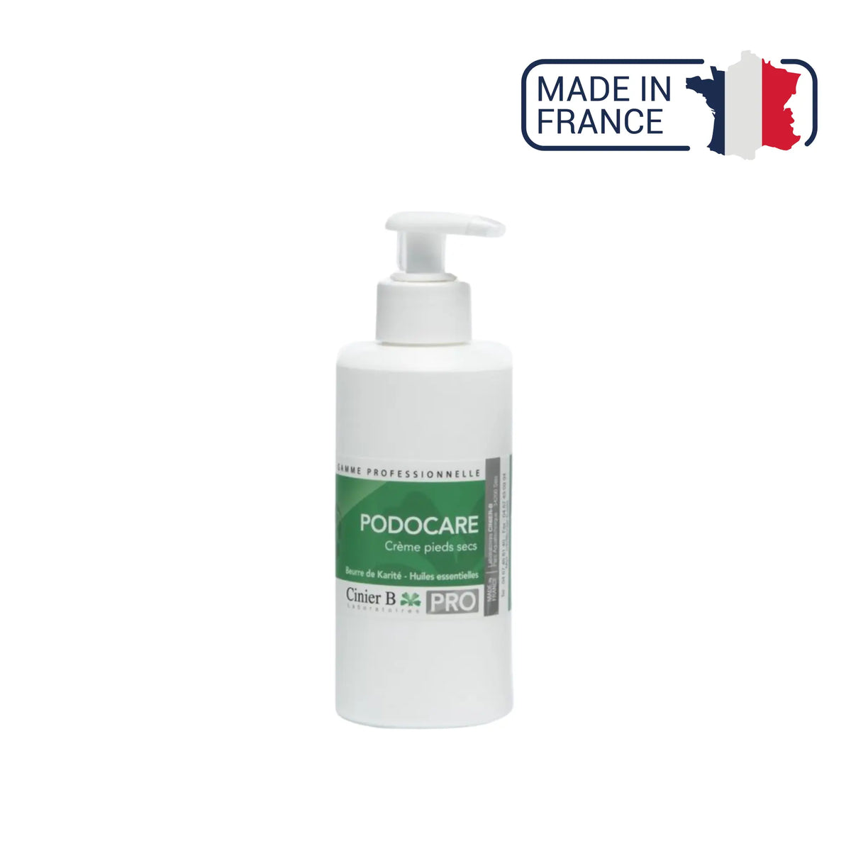 Podocare Dry Feet Cream - 3 capacities - Laboratoires Cinier B Laboratoires Cinier B 250 ml