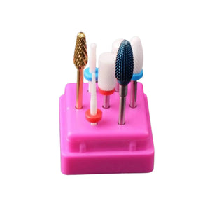 Plastic strawberry holder - 7 acrylic holes - My Podologie