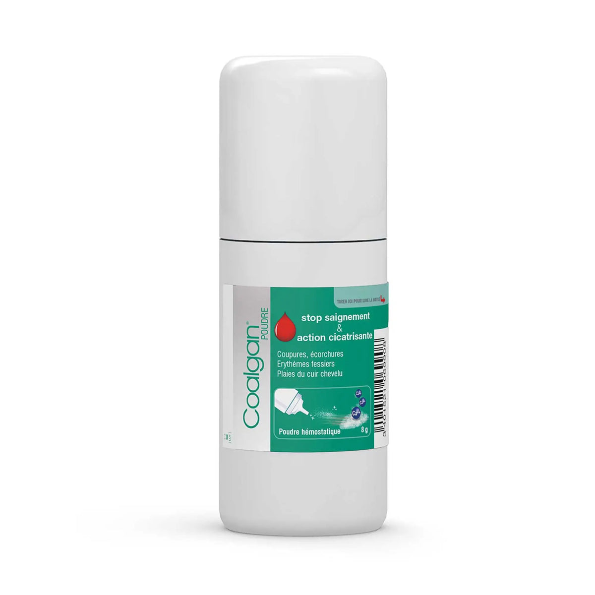 Sterile Coalgan hemostatic powder - 8g - Laboratoires Brothier Coalgan 