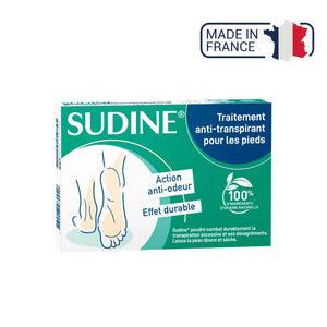 Antiperspirant treatment powder for feet - Sudine Laboratoire Sorifa 