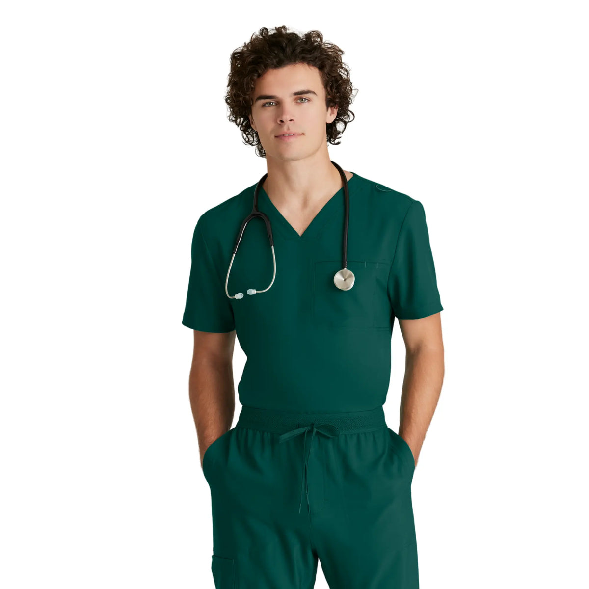 Prague - V-neck tunic - Men - Grey’s Anatomy Evolve Grey’s Anatomy  Hunter Green / XL