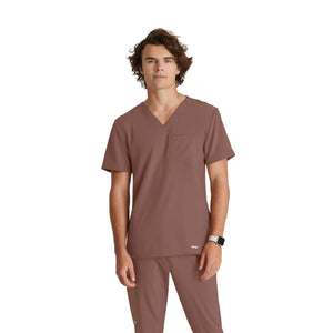 Prague - V-neck tunic - Men - Grey’s Anatomy Evolve Grey’s Anatomy  Taupe / XL
