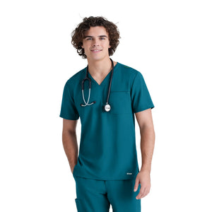Prague - V-neck tunic - Men - Grey’s Anatomy Evolve Grey’s Anatomy Bahamas Blue / XL