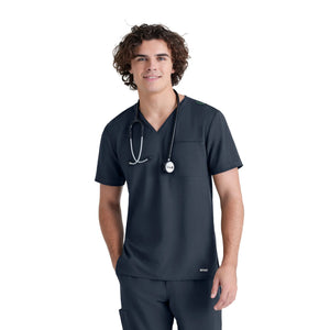 Prague - V-neck tunic - Men - Grey’s Anatomy Evolve Grey’s Anatomy  Anthracite Gray / XL