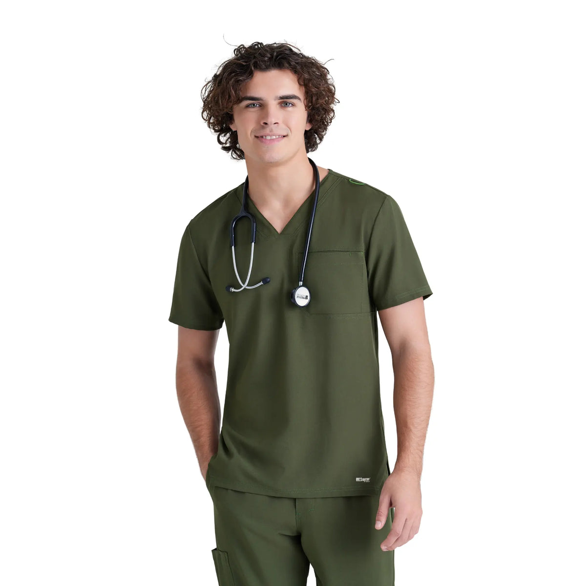 Prague - V-neck tunic - Men - Grey’s Anatomy Evolve Grey’s Anatomy  Olive Green / XL