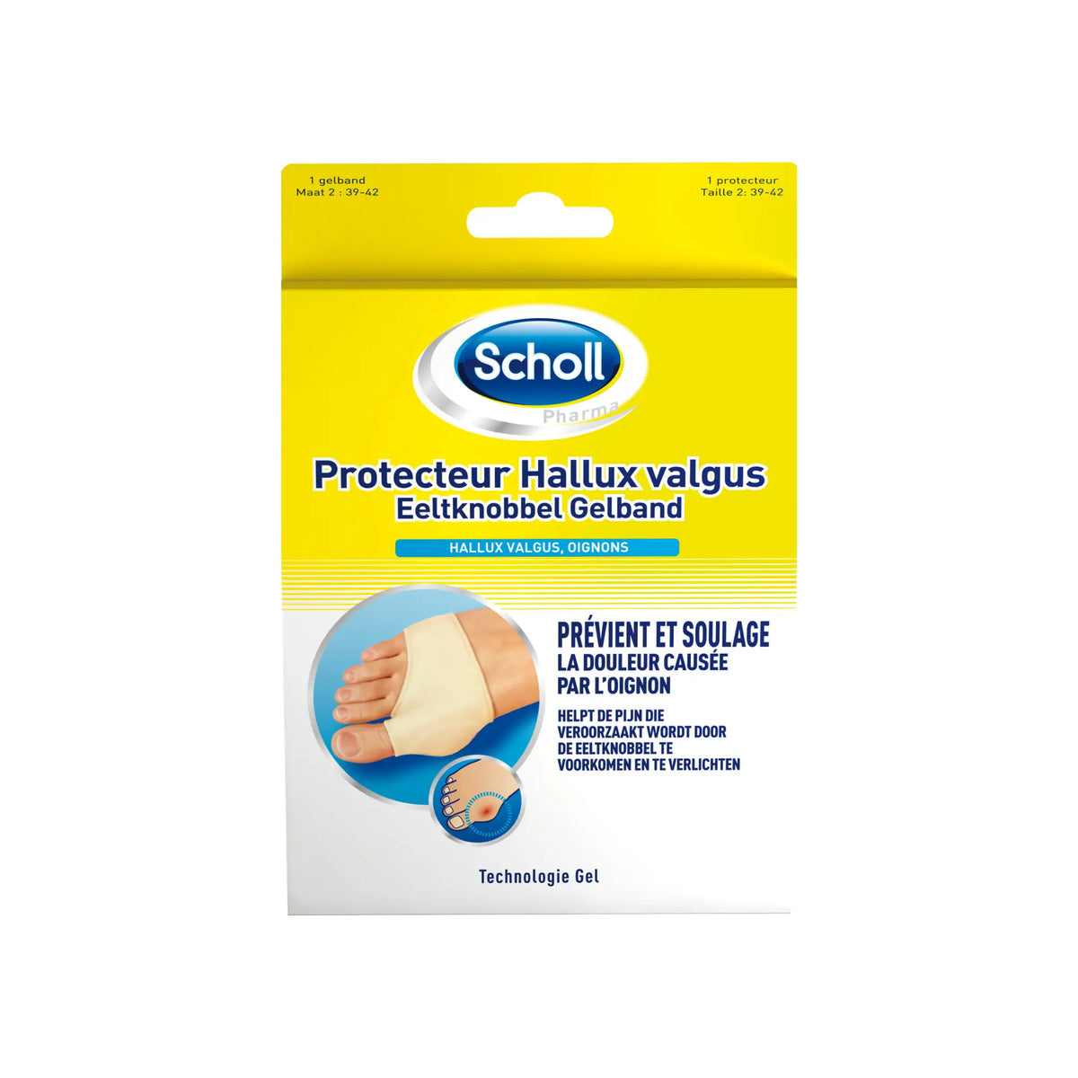 Protector Juanete Hallux Valgus - Scholl Scholl 2: 39/42