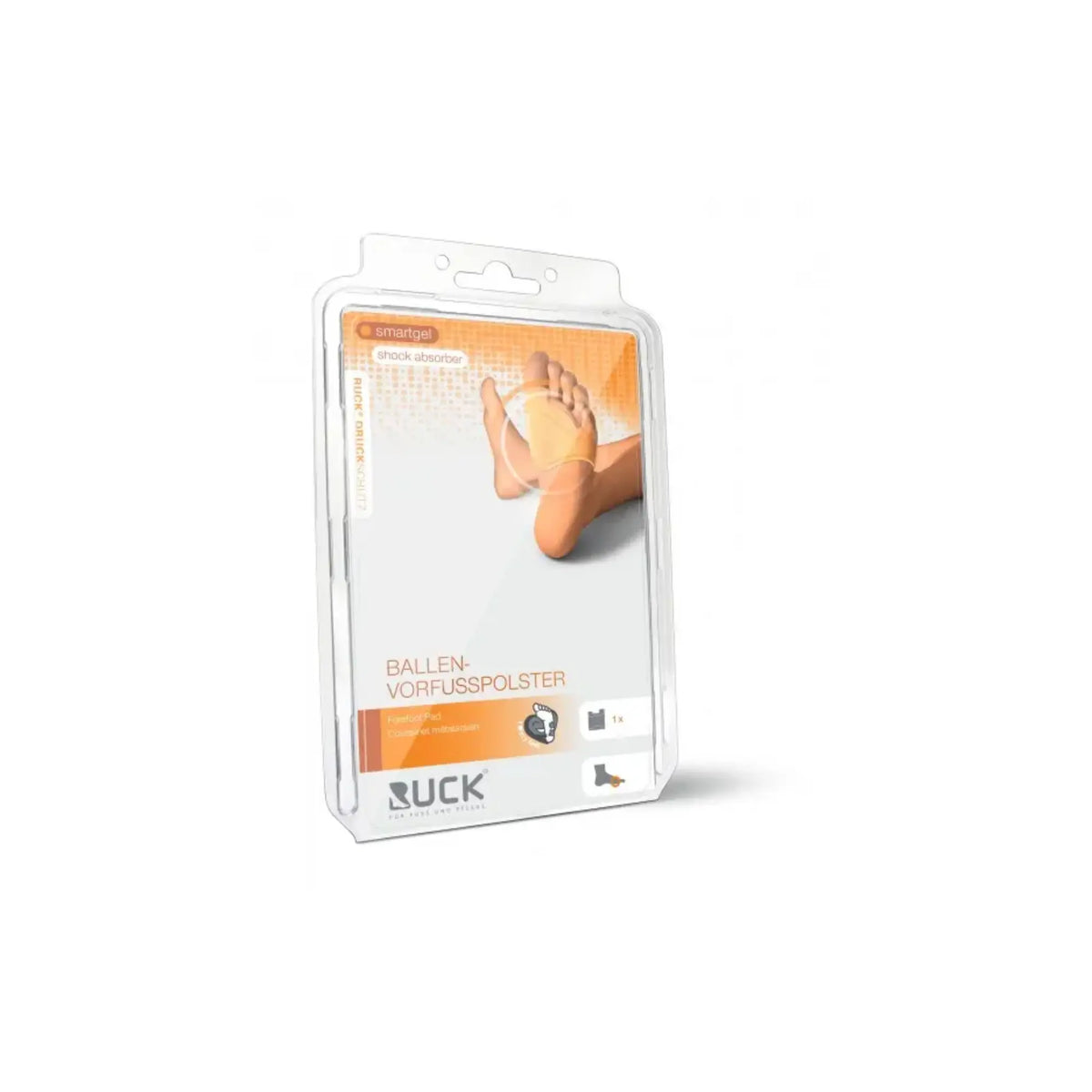 Protección Smartgel contra la presión metatarsiana - 2 piezas - Ruck Ruck 