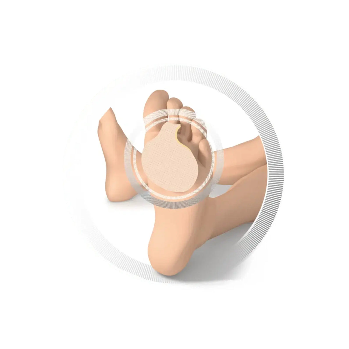 Latex Foam Metatarsal Protection - Pain Relief - 2 Sizes Available - 1 Pair - Ruck Ruck 