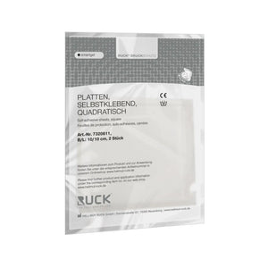Protección de placa smartgel autoadhesiva - forma cuadrada - 2 piezas - Ruck Ruck 
