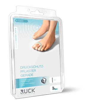 Toe protection - Soft latex inner cushion - Protects against friction - 9 pieces - Two thicknesses available - My Podologie