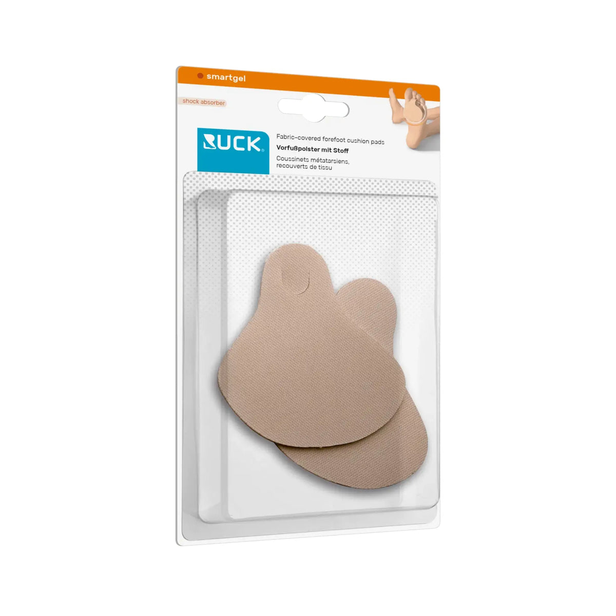 Protección de los dedos - Cojín Smartgel en el antepié con tejido - Ruck Ruck 