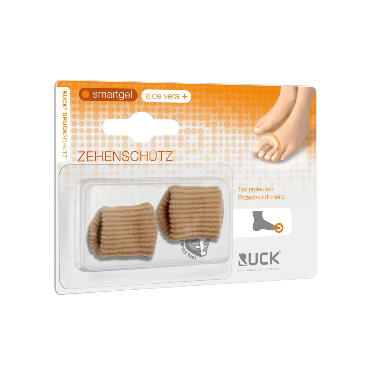 Toe protection - Pack of pads - Fabric and gel - Ruck Ruck 