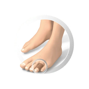 Half Face Toe Protector - Pressure and Friction Relief - Fabric and Gel - Ruck Ruck 
