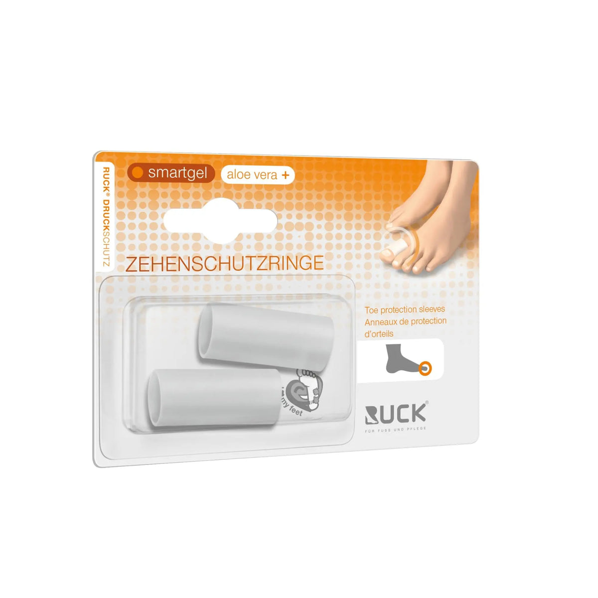 Protección de dedos de gel - Anillas - 3 diámetros disponibles - 2 piezas - Ruck - My Podologie