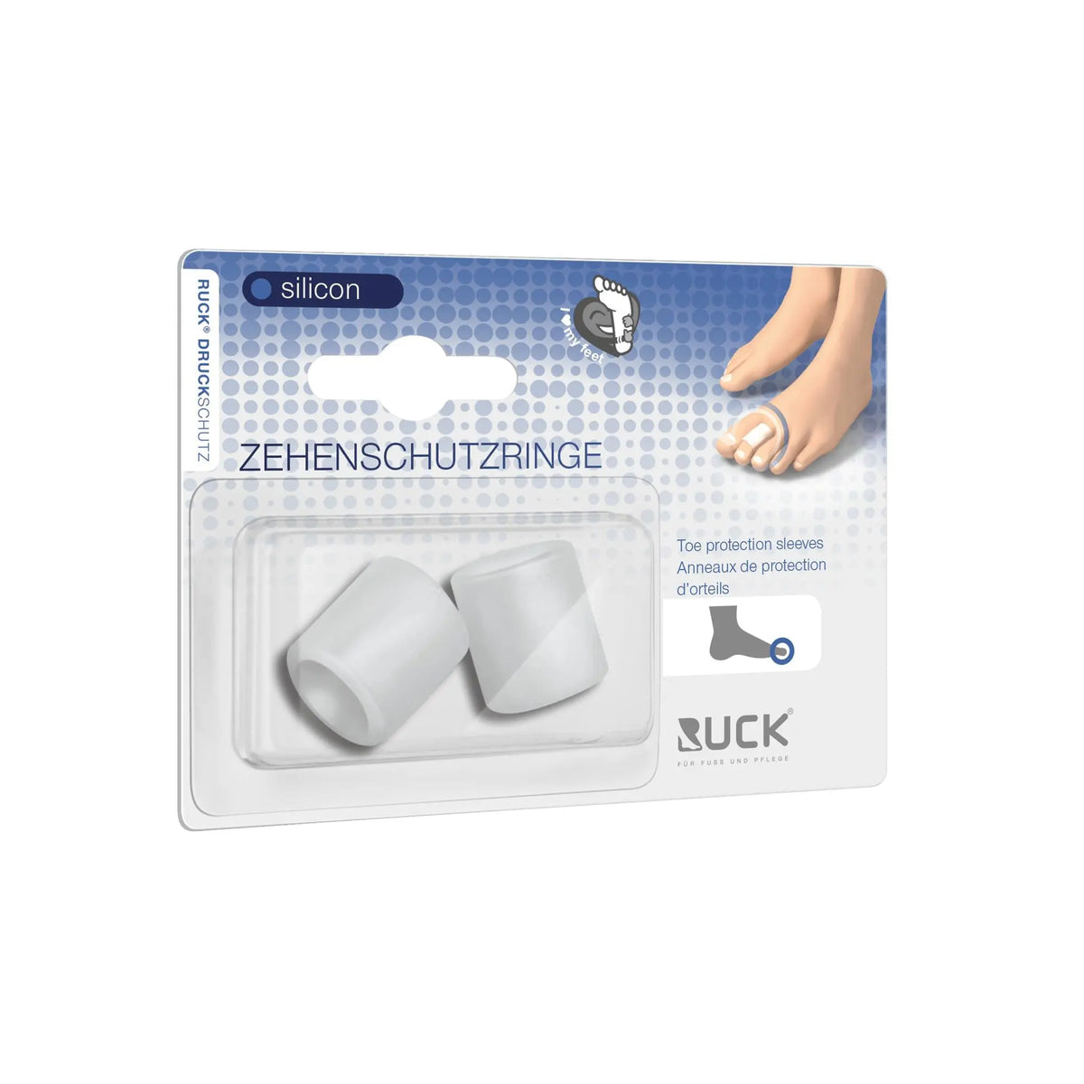 Protección de dedos de silicona - Maxi - 3 diámetros disponibles - Ruck - My Podologie