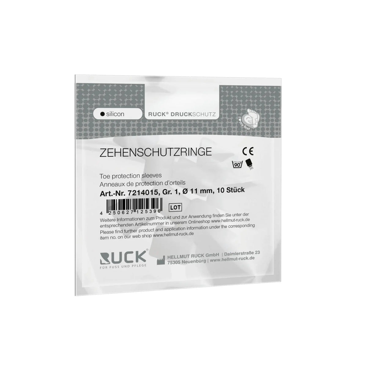 Protección de dedos de silicona - Maxi - 3 diámetros disponibles - Ruck - My Podologie