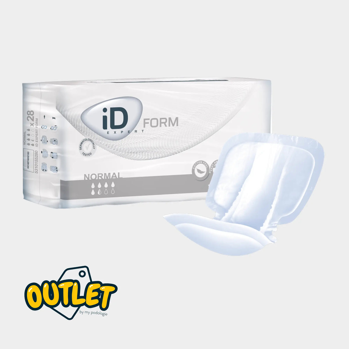 Protecciones higiénicas ID Expert Form - Varios tamaños y absorciones // Venta de liquidación directa de ID 
