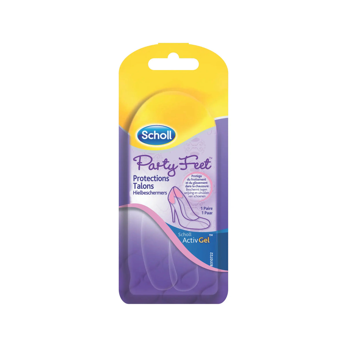 Shock-absorbing Gel Heel Pads - 1 pair - Scholl Scholl 