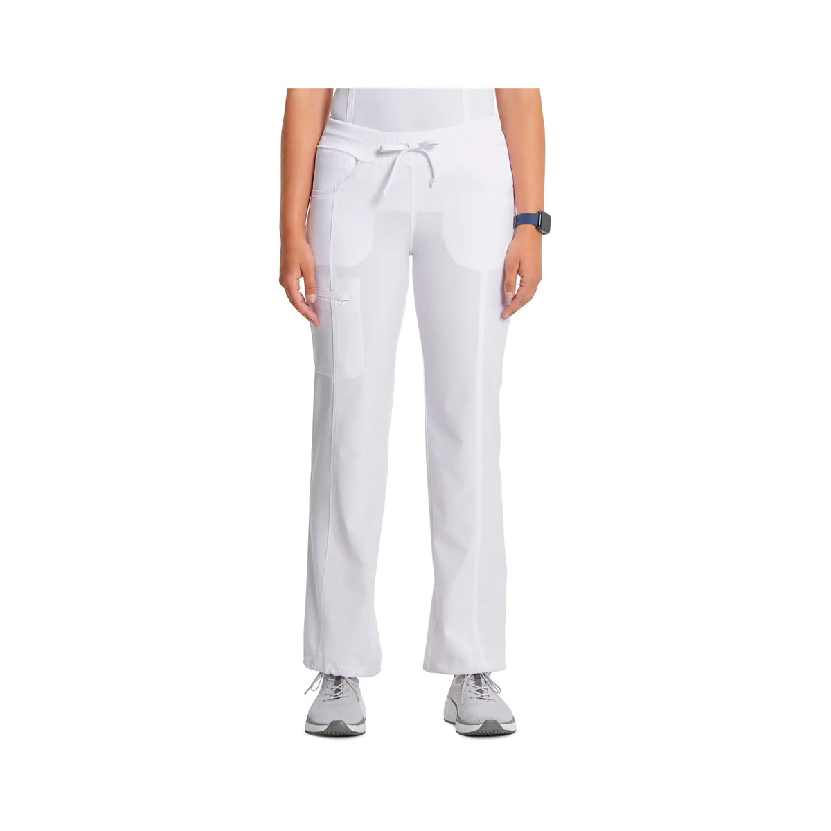 Quimper - Straight Drawstring Pants - Women - Cherokee Cherokee Medical Uniforms  White-3XL