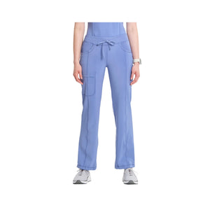 Quimper - Straight Drawstring Pants - Women - Cherokee Cherokee Medical Uniforms  Sky Blue - 3XL