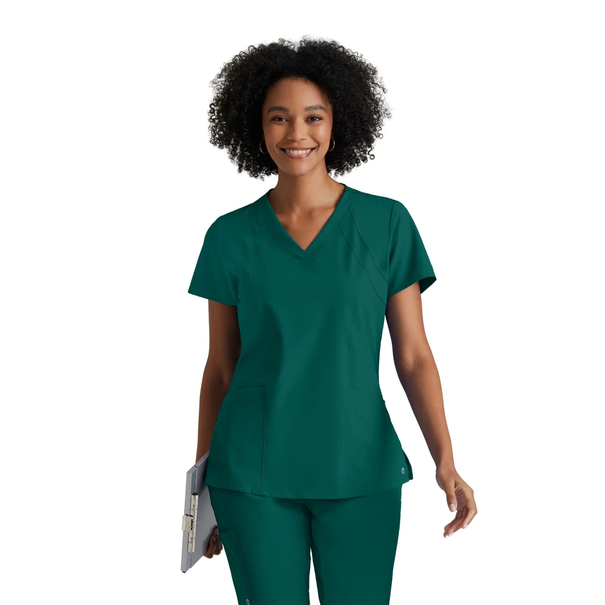 Racer - V-neck tunic - Women - Barco One BARCO  Hunter Green / XL